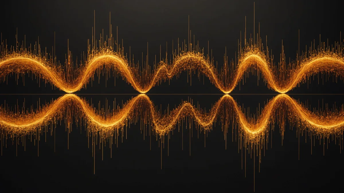 Abstract view of a broken conversation flow